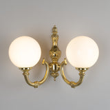 Ben 2 Arm Wall Light - Polished Brass