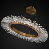 Benediction Chandelier Aged Brass By Schonbek Beyond - Side View