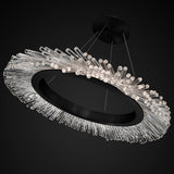 Benediction Chandelier Black By Schonbek Beyond - Side View