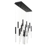 Benicio Multilight Linear Suspension By Eurofase BK Finish