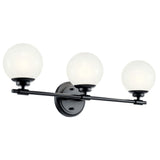 Benno Vanity Light 3 Lights Black By Kichler