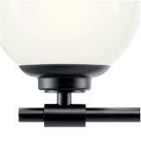 Benno Vanity Light 4 Lights Black By Kichler Detailed View