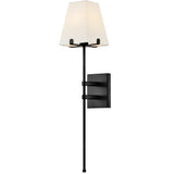 Benton Wall Sconce Black On By Hinkley