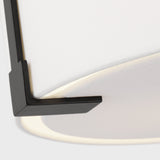 Bergen Medium Flush Mount Aged Iron By Visual Comfort Studio - Detailed View1