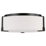 Bergen Medium Flush Mount Aged Iron By Visual Comfort Studio
