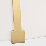 Bergen Medium Flush Mount Brunsihed Brass By Visual Comfort Studio - Detailed View