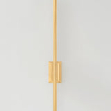 Bernard Wall Sconce Aged Brass By Hudson Valley - Font View1