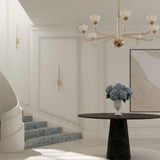 Bernard Wall Sconce Aged Brass By Hudson Valley - Lifestyle View4