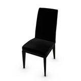 BESS CHAIR CS1294 BY CALLIGARIS, SEAT COLORS: BLACK SOFT LEATHER, FRAME: GRAPHITE BEECH, | CASA DI LUCE LIGHTING