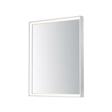 Bevel LED Mirror by ET2 - 24" x 30" Satin Nickel