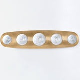 Bezel LED Wall Sconce Large By Corbett Side View1