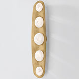 Bezel LED Wall Sconce Large By Corbett Side View2