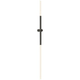 Bianca Linear Wall Light Remote Driver Matt Black Silk Lacquered By Contardi