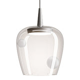 Bilia Pendant Light by Zafferano, Small / Sandblasted / Aluminium
