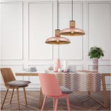 Bingham Pendant Medium Copper By Maxim Lighting Lifestyle View