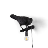 Bird Lamp Looking Right By Seletti, Finish: Black