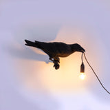 Bird Lamp Looking Right By Seletti, Finish: Black