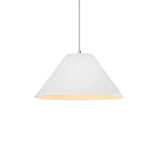 Bisque Avola Small Ceramic Pendant by Justice Design