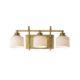 Bisque Bath Vanity Light Natural Aged Brass by Maxim Lighting