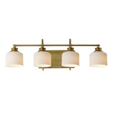 Bisque Bath Vanity Light Natural Aged Brass by Maxim Lighting