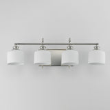 Bisque Bath Vanity Light Polished Nickel by Maxim Lighting