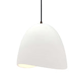 Bisque Brisa Medium Cramic Pendant by Justice Design