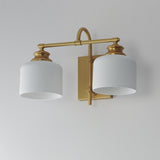 Bisque Wall Sconce Natural Aged Brass by Maxim Lighting