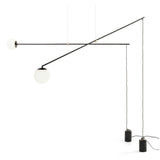 Bitta Suspension Light Black By Mogg Side View