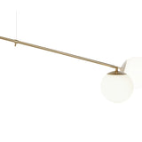 Bitta Suspension Light Satin Brass By Mogg