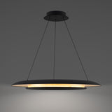 Black-Gold Leaf Center Stage 4CCT LED Pendant by WAC Lighting