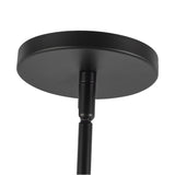 Black/Matte Opal Glass 6inch Umbra Pendant by Kuzco Lighting Details