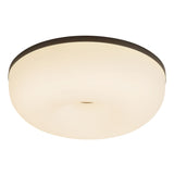 Black-Matte Opal Gold Jada Flush Mount by Kuzco Lighting