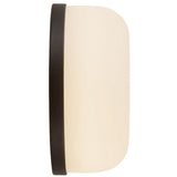 Black-Matte Opal Gold Jada Wall Sconce by Kuzco Lighting