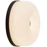 Black-Matte Opal Gold Jada Wall Sconce by Kuzco Lighting