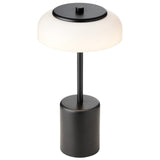 Black/Opal Blossi Mini Portable Table Lamp by Nuura