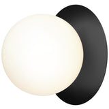 Black/Opal Large Liila Ceiling/Wall Light by Nuura