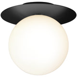 Black/Opal Large Liila Ceiling/Wall Light by Nuura