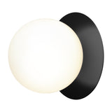Black/Opal Medium Liila Ceiling/Wall Light by Nuura