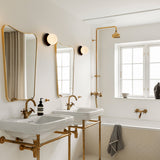Black/Opal Medium Liila Ceiling/Wall Light by Nuura in Bathroom