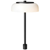 Black/Opal Small Blossi In-set Table Lamp by Nuura