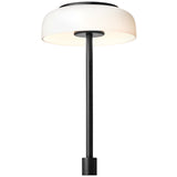 Black/Opal Small Blossi In-set Table Lamp by Nuura