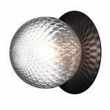 Black/Optic Clear Medium Liila Ceiling/Wall Light by Nuura