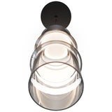 Black-Smoke Glass Kanister Pendant by WAC Lighting