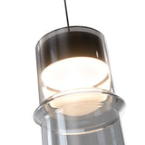 Black-Smoke Glass Kanister Pendant by WAC Lighting