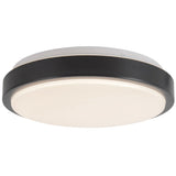 Black 12inch Yanis Flush Mount by Kuzco Lighting