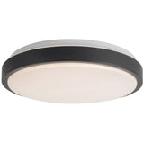 Black 16inch Yanis Flush Mount by Kuzco Lighting