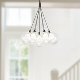 Black 17inch Bolla Chandelier by Kuzco Lighting