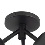 Black 17inch Fosso Semi-Flush Mount by Kuzco Lighting Details