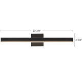 Black 23inch Vega Picture Wall/Picture Light by Kuzco Lighting Dimensions