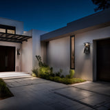 Black 26 inch Brocade Outdoor Wall Light by WAC Lighting in Outdoor Area